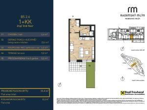 Prodej bytu 1+kk, Kolín, 35 m2