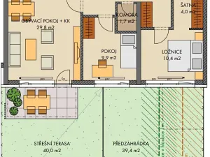 Prodej bytu 3+kk, Praha - Hlubočepy, Gollové, 80 m2