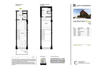 Prodej bytu 2+kk, Praha - Vysočany, Kolbenova, 53 m2