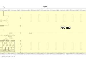 Pronájem skladu, Chýně, Družstevní, 700 m2