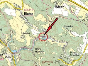 Prodej podílu zahrady, Blatce, 418 m2