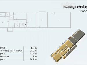 Prodej chalupy, Záboří, 110 m2