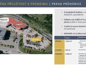 Pronájem výrobních prostor, Průhonice, Uhříněveská, 4850 m2