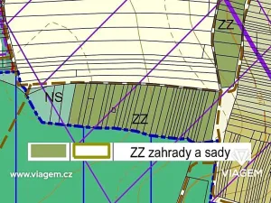 Prodej zahrady, Vranovice, 349 m2