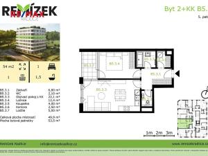 Prodej bytu 2+kk, Praha - Radlice, U Komína, 55 m2