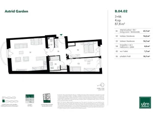 Prodej bytu 3+kk, Praha - Holešovice, U průhonu, 88 m2