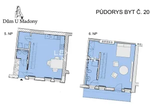 Pronájem bytu 2+kk, Praha - Nové Město, Na Poříčí, 74 m2