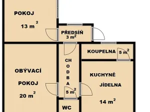 Prodej rodinného domu, Dolní Lhota, 61 m2