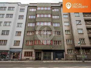 Pronájem bytu 1+kk, Praha - Holešovice, Veletržní, 26 m2