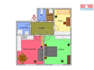 Pronájem bytu 3+kk, Čáslav - Čáslav-Nové Město, Dusíkova, 66 m2