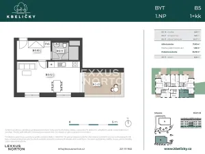 Prodej bytu 1+kk, Praha - Kbely, Hůlkova, 34 m2