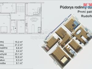 Prodej rodinného domu, Rudolfov, Na třešňovce, 327 m2