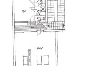 Pronájem bytu 2+kk, Praha - Žižkov, Hartigova, 63 m2