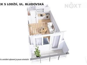 Pronájem bytu 1+kk, Šumperk, Bludovská, 30 m2