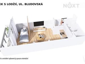 Pronájem bytu 1+kk, Šumperk, Bludovská, 30 m2