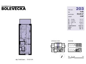 Pronájem bytu 1+kk, Plzeň - Severní Předměstí, Bolevecká, 37 m2