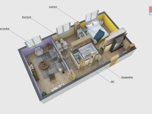 Prodej bytu 2+1, Klášterec nad Ohří - Miřetice u Klášterce nad Ohří, Žitná, 58 m2