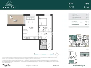 Prodej bytu 2+kk, Praha - Kbely, Hůlkova, 46 m2