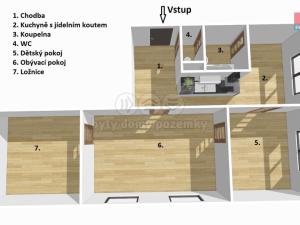 Prodej bytu 3+1, Písek - Pražské Předměstí, Na Stínadlech, 65 m2