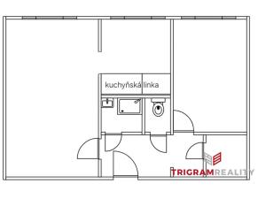 Pronájem bytu 2+1, Hradec Králové, Uhelná, 56 m2