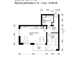 Prodej bytu 2+kk, Lanškroun, Vančurova, 67 m2