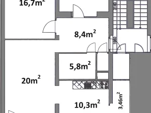 Prodej bytu 3+1, Střemy, 86 m2