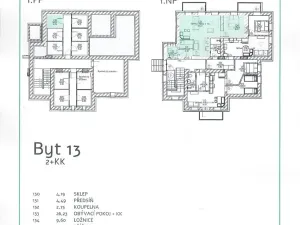 Prodej bytu 2+kk, Žacléř, J. A. Komenského, 49 m2