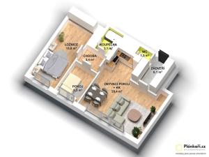 Prodej bytu 3+kk, Praha - Bohnice, Hlivická, 62 m2