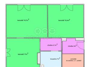 Pronájem kanceláře, Ostrava - Muglinov, Bohumínská, 130 m2