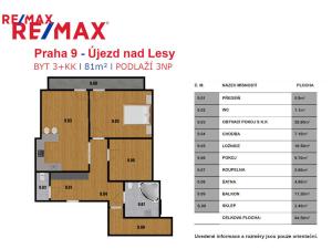 Prodej bytu 3+kk, Praha - Újezd nad Lesy, Domanovická, 81 m2