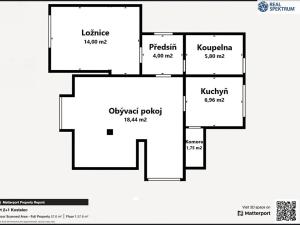 Prodej bytu 2+1, Kostelec nad Orlicí, Rudé armády, 53 m2