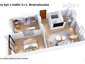 Prodej bytu 3+1, Šumperk, Bratrušovská, 68 m2