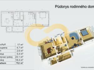 Prodej rodinného domu, Domanín, 160 m2