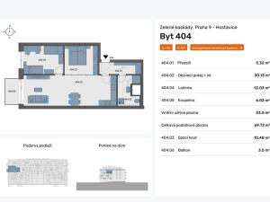 Prodej bytu 3+kk, Praha - Hostavice, Českobrodská, 70 m2