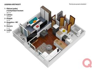 Prodej bytu 2+kk, Praha - Modřany, Vokrojova, 44 m2