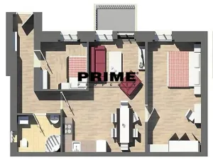 Pronájem bytu 3+kk, Praha - Vinohrady, Máchova, 59 m2