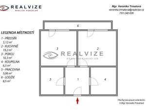 Pronájem bytu 2+kk, České Budějovice, České Vrbné, 55 m2