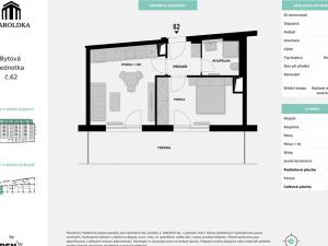 Prodej bytu 2+kk, Praha - Nusle, Maroldova, 41 m2