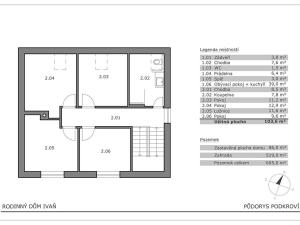 Prodej rodinného domu, Ivaň, 103 m2