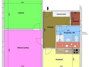 Pronájem bytu 2+1, České Budějovice - České Budějovice 6, Zeyerova, 59 m2