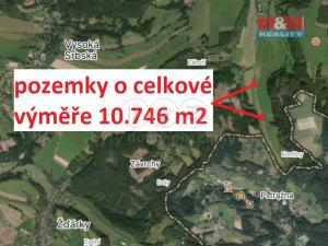 Prodej louky, Machov, 7197 m2