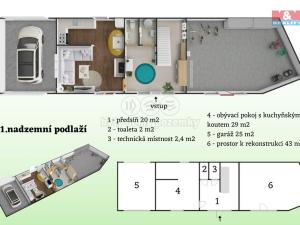 Prodej rodinného domu, Hostouň, Kladenská, 210 m2