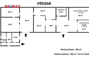 Pronájem kanceláře, Nymburk, Palackého třída, 102 m2