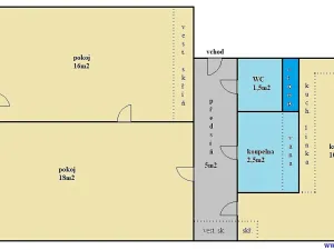 Pronájem bytu 2+1, Praha - Troja, Na Šutce, 57 m2