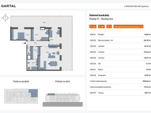 Prodej bytu 4+kk, Praha - Hostavice, Českobrodská, 115 m2