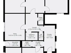 Prodej bytu 4+1, Klatovy, 114 m2