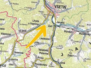 Prodej louky, Lhota u Vsetína, 6999 m2