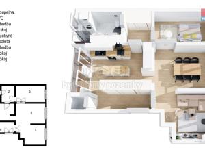 Pronájem bytu 3+1, Praha - Dejvice, Kafkova, 105 m2
