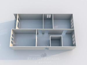 Pronájem bytu 4+1, Chomutov, Zahradní, 77 m2