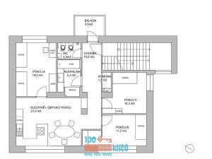 Prodej bytu 4+kk, Brno, Havlíčkova, 82 m2